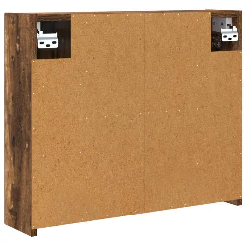  Fürdőszobai tükörszekrény Füstölt tölgy 60 x 14,5 x 50 cm