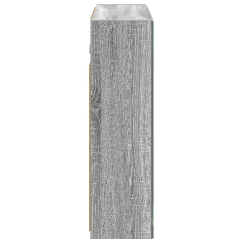  Fürdőszobai tükörszekrény Szürke Sonoma 60 x 14,5 x 50 cm