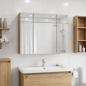    Fürdőszobai tükörszekrény Művészi tölgy 60 x 14,5 x 50 cm