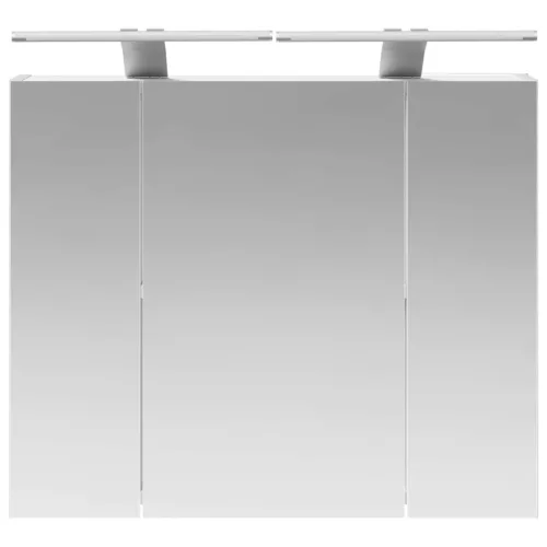  Fürdőszobai tükörszekrény Fehér 60 x 14,5 x 50 cm Faanyag