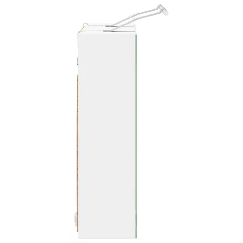  Fürdőszobai tükörszekrény Fehér 60 x 14,5 x 50 cm Faanyag