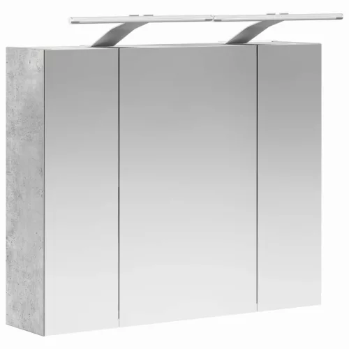  Fürdőszobai tükörszekrény Beton Szürke 60 x 14,5 x 50 cm