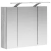  Fürdőszobai tükörszekrény Szürke Sonoma 60 x 14,5 x 50 cm