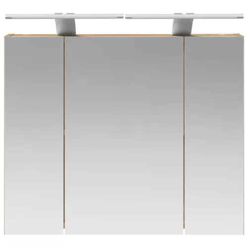  Fürdőszobai tükörszekrény Művészi tölgy 60 x 14,5 x 50 cm