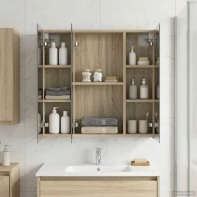    Fürdőszobai tükörszekrény Sonoma tölgy 70 x 14,5 x 70 cm