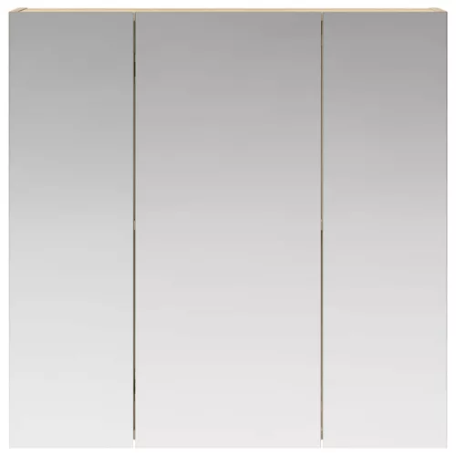  Fürdőszobai tükörszekrény Sonoma tölgy 70 x 14,5 x 70 cm