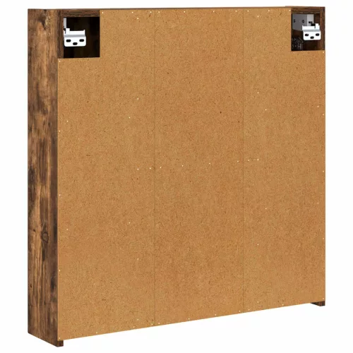  Fürdőszobai tükörszekrény Füstölt tölgy 70 x 14,5 x 70 cm