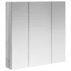  Fürdőszobai tükörszekrény Szürke Sonoma 70 x 14,5 x 70 cm