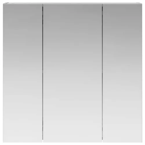  Fürdőszobai tükörszekrény Szürke Sonoma 70 x 14,5 x 70 cm