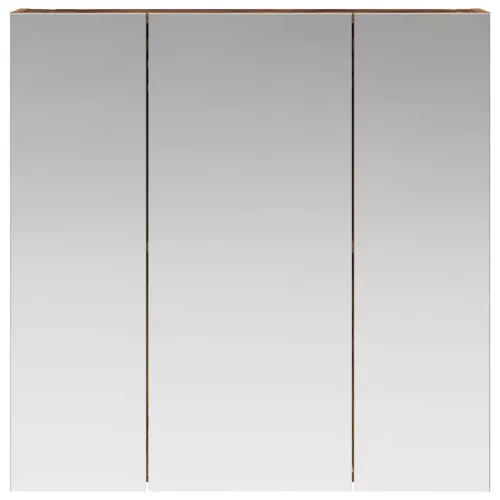  Fürdőszobai tükörszekrény Öreg fa 70 x 14,5 x 70 cm Faanyag