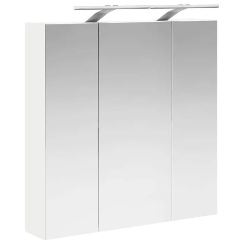  Fürdőszobai tükörszekrény Fehér 70 x 14,5 x 70 cm Faanyag