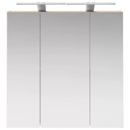  Fürdőszobai tükörszekrény Sonoma tölgy 70 x 14,5 x 70 cm