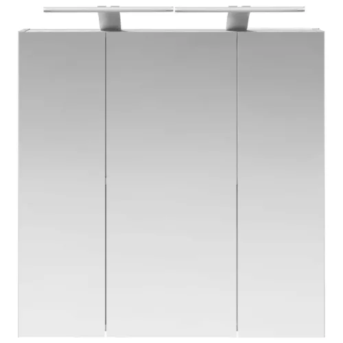  Fürdőszobai tükörszekrény Szürke Sonoma 70 x 14,5 x 70 cm