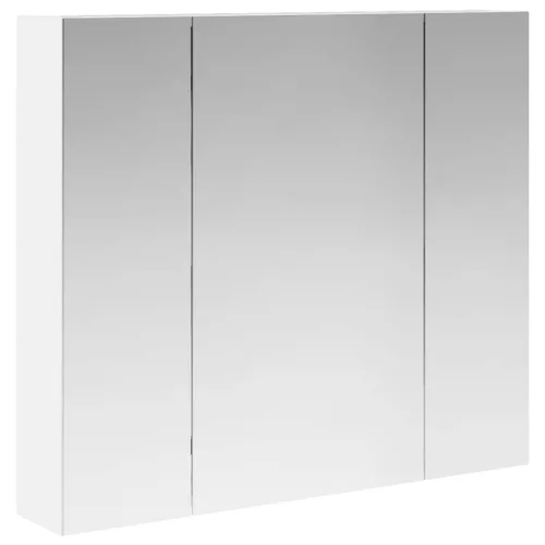  Fürdőszobai tükörszekrény Fehér 80 x 14.5 x 70 cm Faanyag