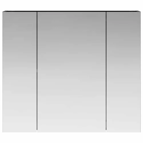  Fürdőszobai tükörszekrény Fekete tölgy 80 x 14.5 x 70 cm