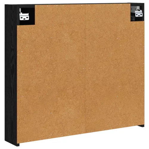  Fürdőszobai tükörszekrény Fekete tölgy 80 x 14.5 x 70 cm