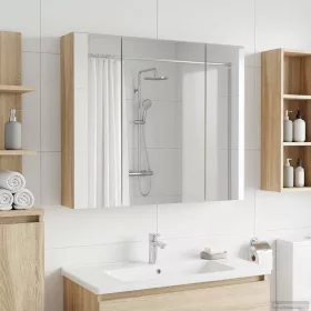    Fürdőszobai tükörszekrény Sonoma tölgy 80 x 14.5 x 70 cm