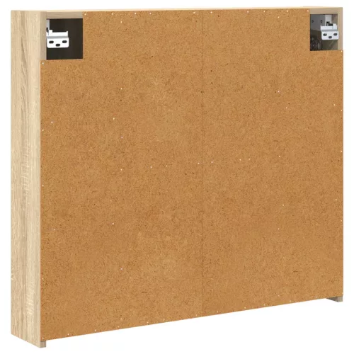  Fürdőszobai tükörszekrény Sonoma tölgy 80 x 14.5 x 70 cm