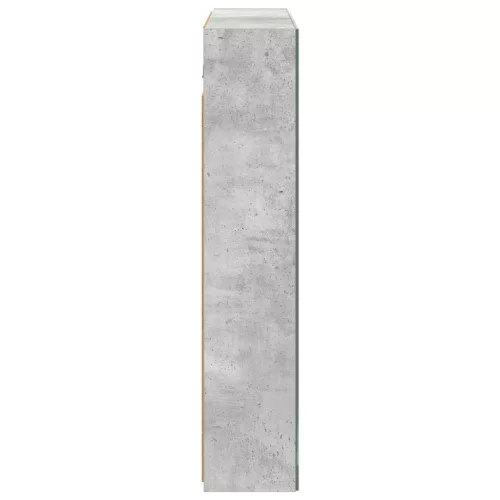  Fürdőszobai tükörszekrény Beton Szürke 80 x 14.5 x 70 cm