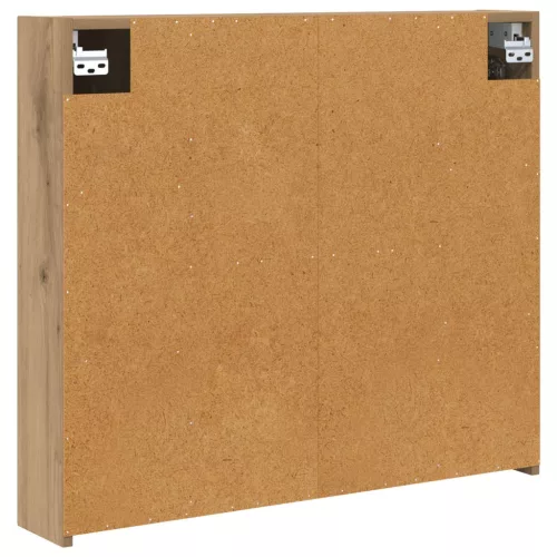  Fürdőszobai tükörszekrény Művészi tölgy 80 x 14.5 x 70 cm