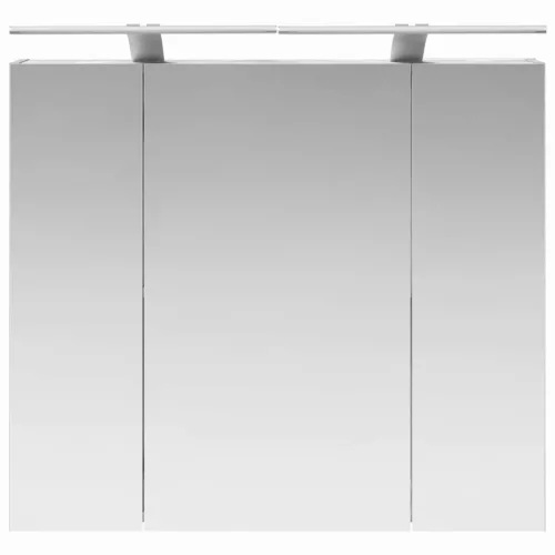  Fürdőszobai tükörszekrény Fekete tölgy 80 x 14.5 x 70 cm