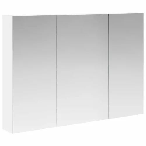  Fürdőszobai tükörszekrény Fehér 100 x 14,5 x 70 cm Faanyag