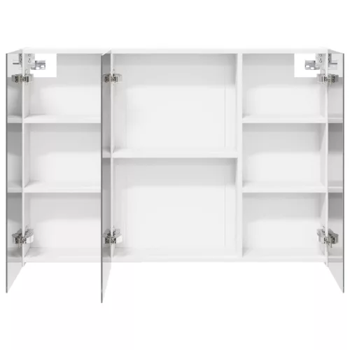  Fürdőszobai tükörszekrény Fehér 100 x 14,5 x 70 cm Faanyag