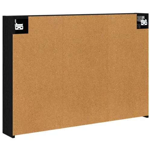  Fürdőszobai tükörszekrény Fekete tölgy 100 x 14,5 x 70 cm