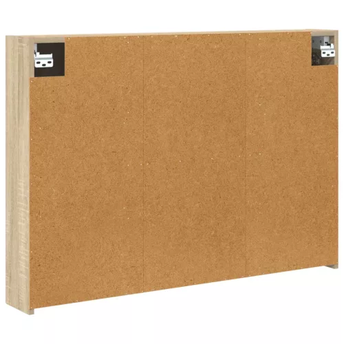  Fürdőszobai tükörszekrény Sonoma tölgy 100 x 14,5 x 70 cm