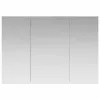  Fürdőszobai tükörszekrény Beton Szürke 100 x 14,5 x 70 cm
