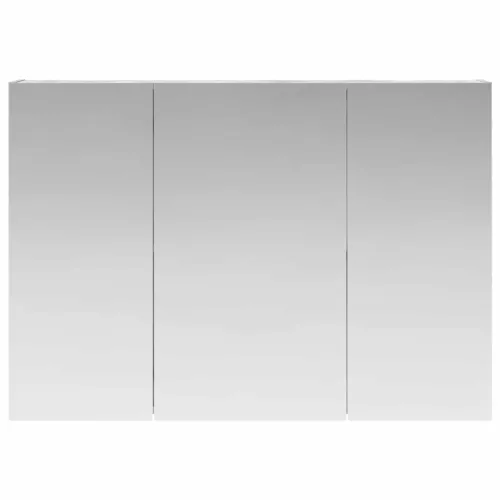  Fürdőszobai tükörszekrény Beton Szürke 100 x 14,5 x 70 cm