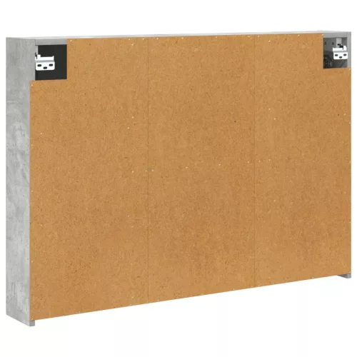  Fürdőszobai tükörszekrény Beton Szürke 100 x 14,5 x 70 cm