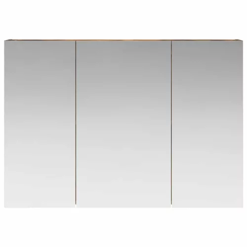  Fürdőszobai tükörszekrény Füstölt tölgy 100 x 14,5 x 70 cm