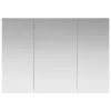  Fürdőszobai tükörszekrény Szürke Sonoma 100 x 14,5 x 70 cm