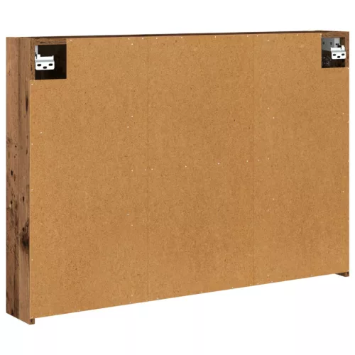  Fürdőszobai tükörszekrény Öreg fa 100 x 14,5 x 70 cm Faanyag