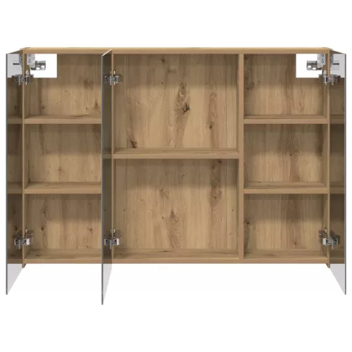  Fürdőszobai tükörszekrény Művészi tölgy 100 x 14,5 x 70 cm