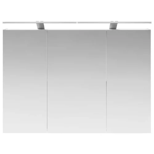  Fürdőszobai tükörszekrény Fehér 100 x 14,5 x 70 cm Faanyag