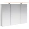  Fürdőszobai tükörszekrény Szürke Sonoma 100 x 14,5 x 70 cm