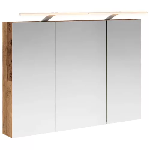  Fürdőszobai tükörszekrény Öreg fa 100 x 14,5 x 70 cm Faanyag