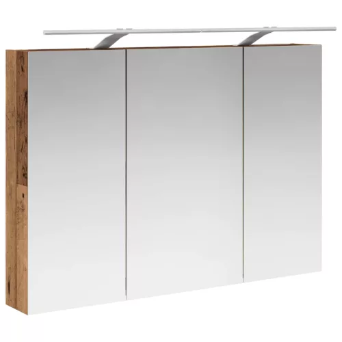  Fürdőszobai tükörszekrény Öreg fa 100 x 14,5 x 70 cm Faanyag