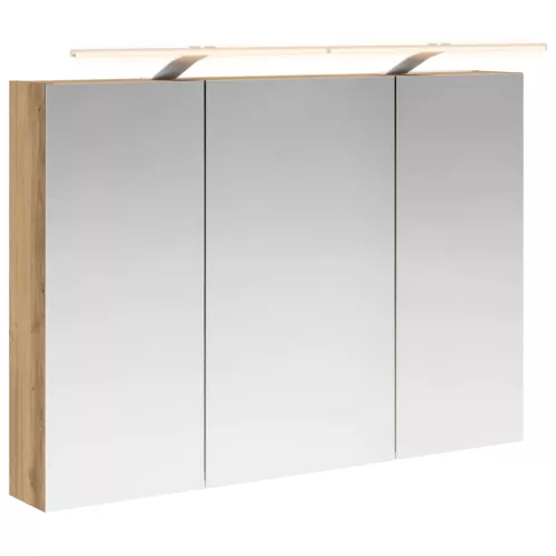  Fürdőszobai tükörszekrény Művészi tölgy 100 x 14,5 x 70 cm