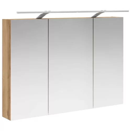  Fürdőszobai tükörszekrény Művészi tölgy 100 x 14,5 x 70 cm