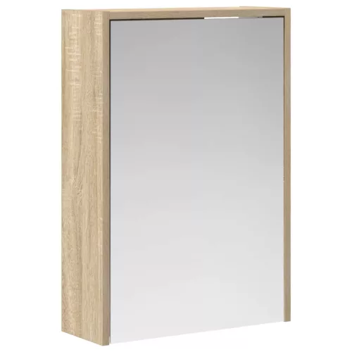  Fürdőszobai tükörszekrény Sonoma tölgy 43 x 16 x 62.5 cm