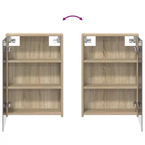  Fürdőszobai tükörszekrény Sonoma tölgy 43 x 16 x 62.5 cm