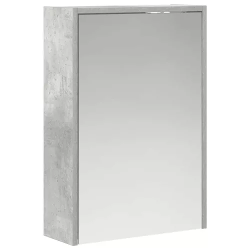  Fürdőszobai tükörszekrény Beton Szürke 43 x 16 x 62.5 cm