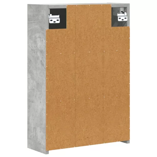  Fürdőszobai tükörszekrény Beton Szürke 43 x 16 x 62.5 cm