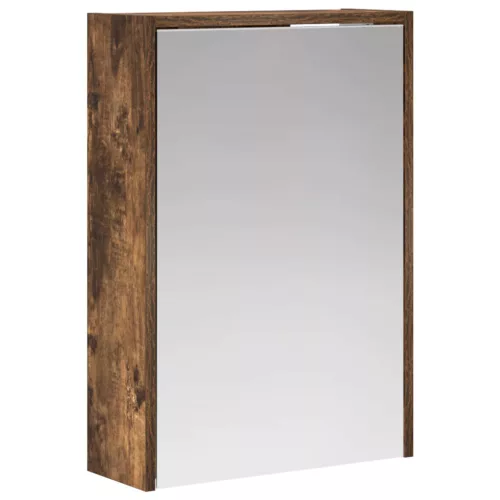  Fürdőszobai tükörszekrény Füstölt tölgy 43 x 16 x 62.5 cm