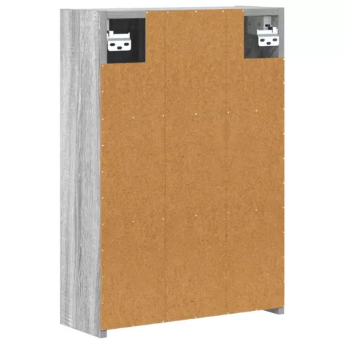  Fürdőszobai tükörszekrény Szürke Sonoma 43 x 16 x 62.5 cm