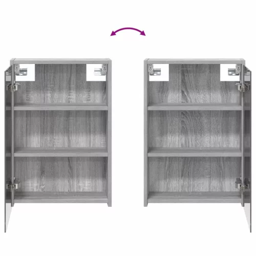  Fürdőszobai tükörszekrény Szürke Sonoma 43 x 16 x 62.5 cm