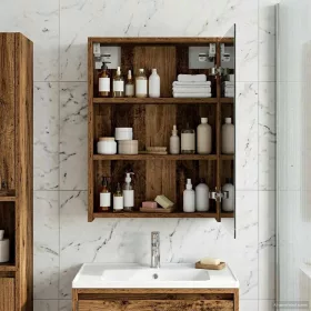    Fürdőszobai tükörszekrény Öreg fa 43 x 16 x 62.5 cm Faanyag